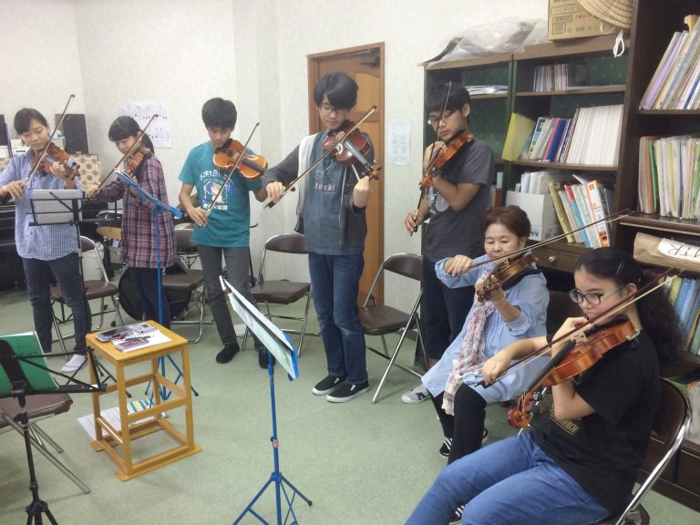 バイオリンの授業